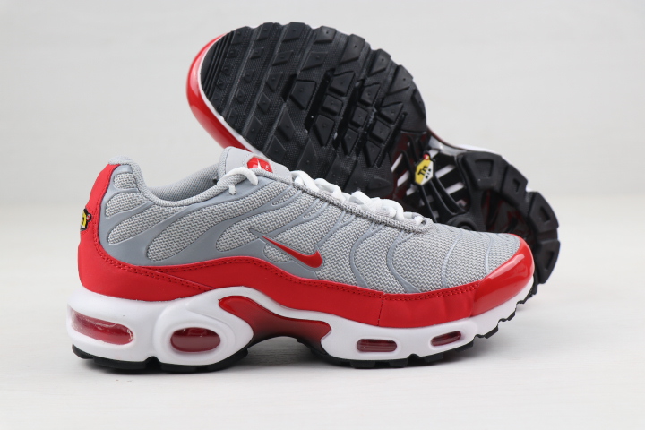 Men Nike Air Max PLUS Grey Red White